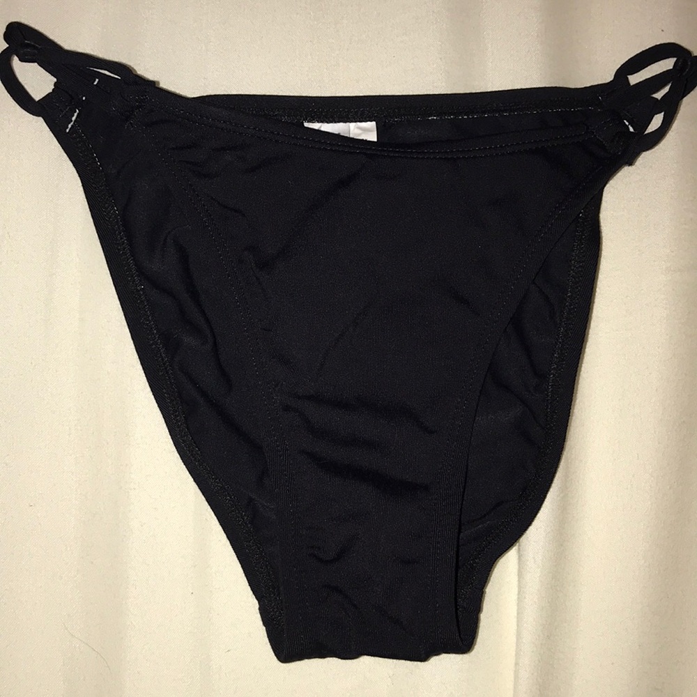 Black high waisted J crew swim bottom size S